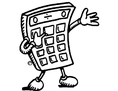 calculator character