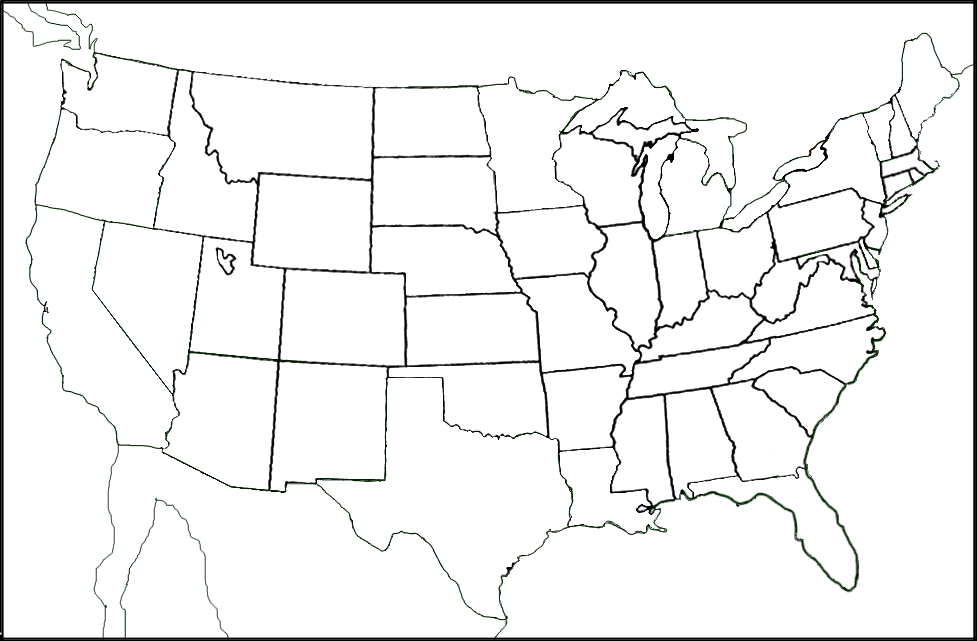 mexico map states. map of the united states