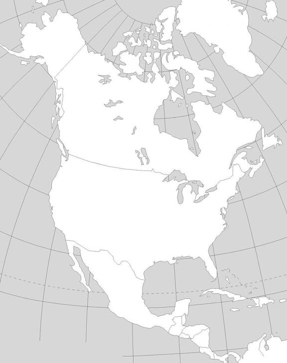 Printable Blank Us Map United States